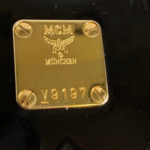 EUC MCM Black Embossed Long Wallet - Picture 4 of 13